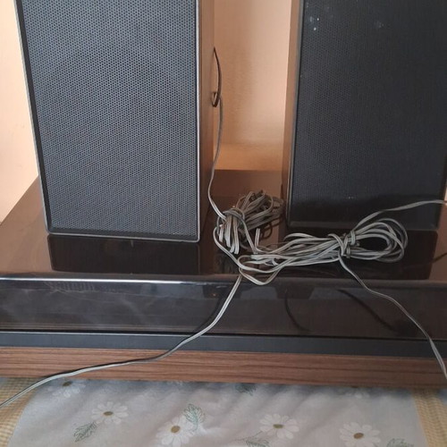 German stereo system used with cassette, radio, and speakers