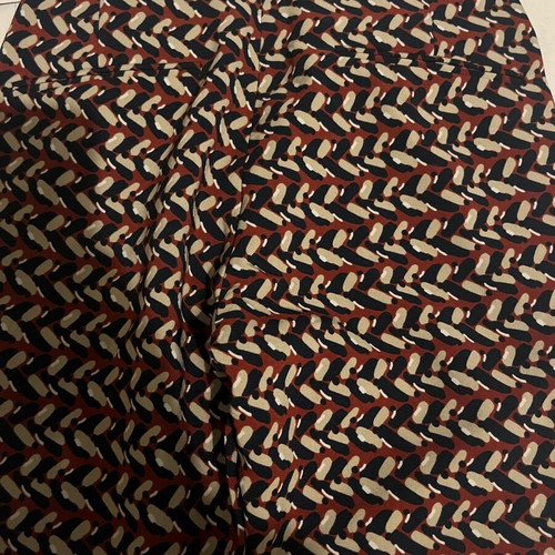 Zara fabric pants new, mid-rise, multicolor