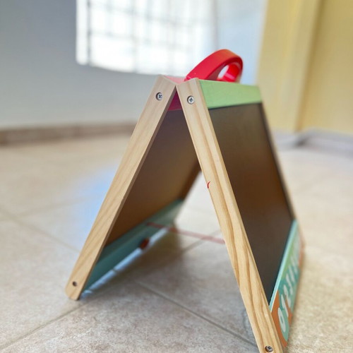Hape Store and Go Easel Πίνακας μαγνητικός, μαρκαδόρου, μαυροπίνακας σαν καινούργιο