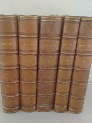 Collections of British Authors The Works of Lord Byron σε πέντε τόμους μεταχειρισμένα