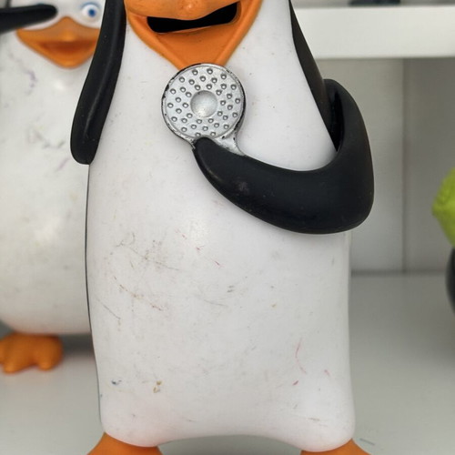 Penguins of Madagascar figures used, pack of 10 collectible toys