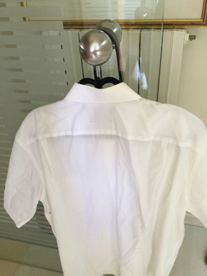 Men's 100% cotton shirt like new, white, size L