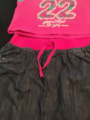 Girls' clothes size 7-9 like new (Palomino skirt, top, 3 leggings)