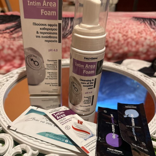 Frezyderm Intim Area Foam 150ml new with free samples