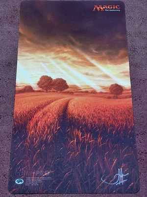 Unstable Plains portrait playmat new signed by John Avon