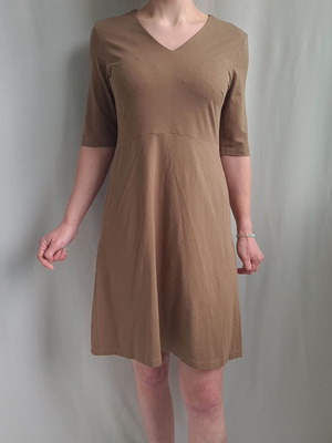 Lanius dress new, size 38 / M, brown, organic cotton and modal