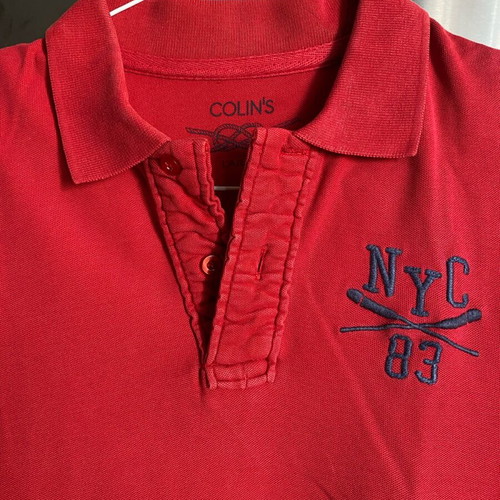 Colin's red polo shirt size L like new