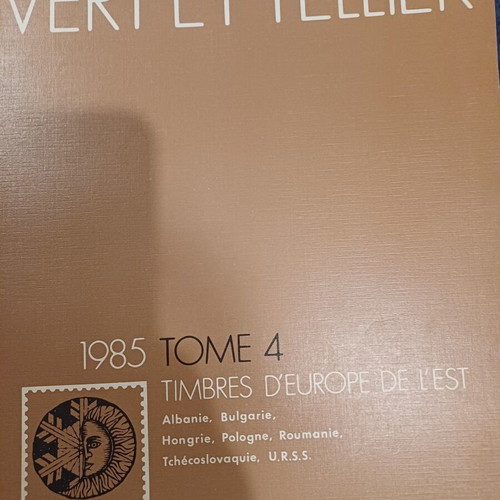 Yvert et Tellier stamp catalogs used, set of eight (1985-1992)