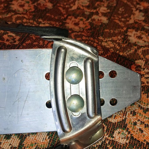 Lundhags ice skates like new, Swedish aluminum