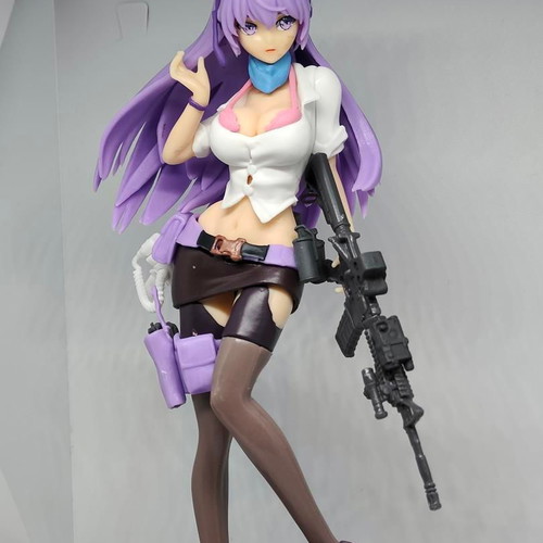 Anime Girl Collectible Figure with M4 Gun and Equipment like new