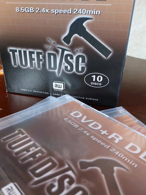 New DVD+R DL 2.4X 240min