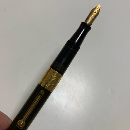 Waterman 52 1/2 V fountain pen used with gold #2 nib, rare