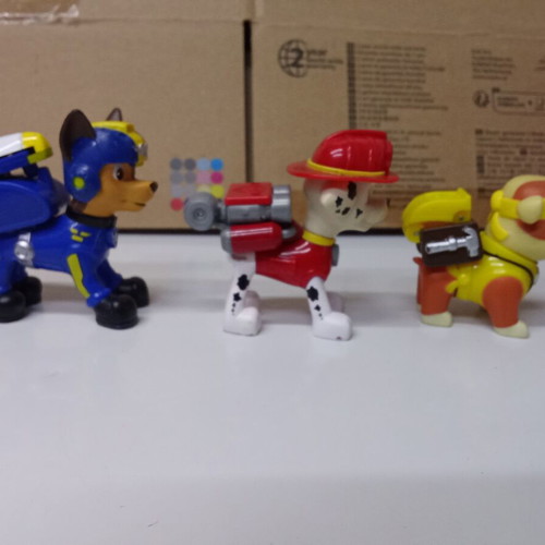 Paw Patrol Action Pack Pups set of 5 figures used