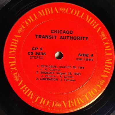 Chicago Transit Authority double vinyl used, jazz 1969