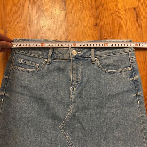 Mini denim skirt Esprit blue like new, small/medium