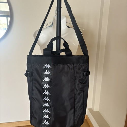 Kappa backpack or shoulder bag like new, black and white