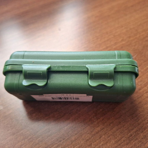 Plastic storage box like new with protective foam