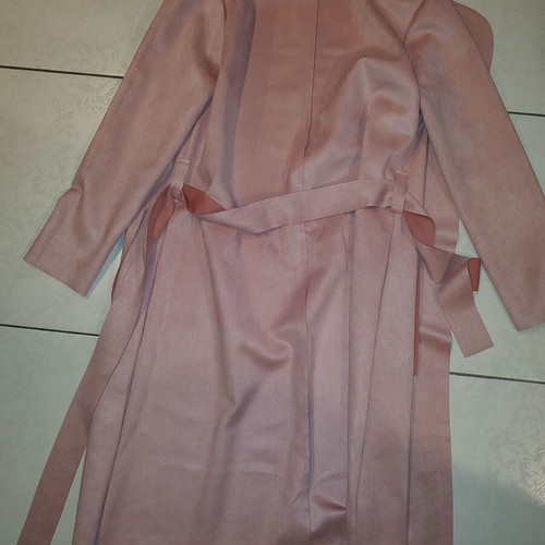 Pink YLX Fashion coat new, spring, faux suede
