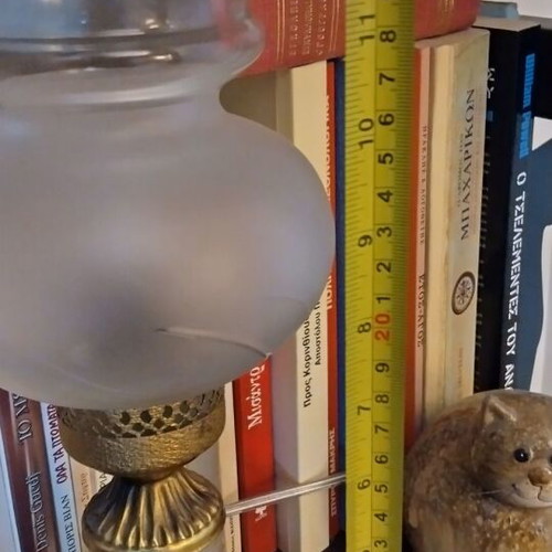 Table lamp refurbished with height 31 cm