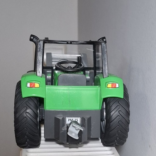 Playmobil tractor with trailer like new