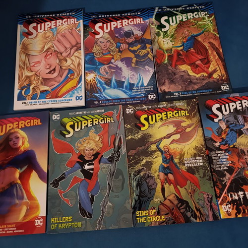 Dc Supergirl comics set of 7 like new, English