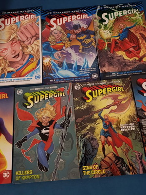 Dc Supergirl comics set of 7 like new, English
