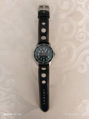 Timex Daytona quartz vintage watch like new, black