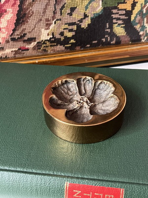 Monique Gerber Bronze Paperweight vintage, signed MG, 1970 France