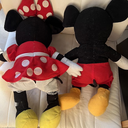 Micky and Minnie Mouse plush toys