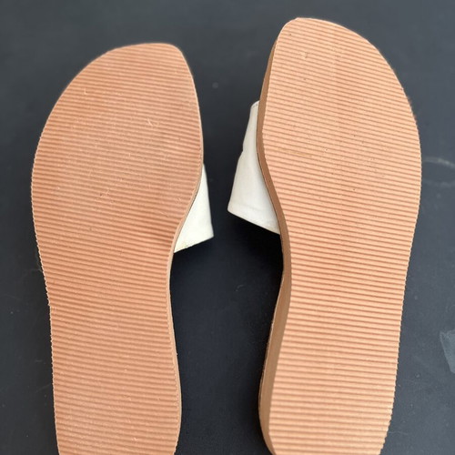 Leather sandals new with embroidered eye design size 37
