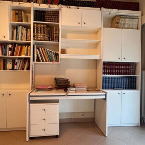 Neoset Modular Bookshelf with Desk like new