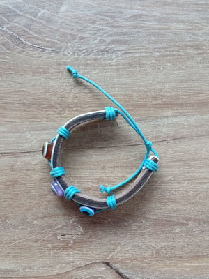Bracelet with evil eyes new