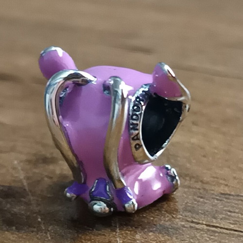 Pandora Stitch Charm like new, pink