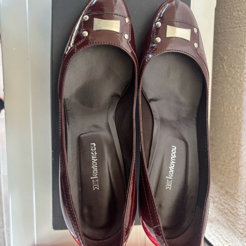 Bordo patent leather Kalogirou pumps like new, size 39, 7cm heel