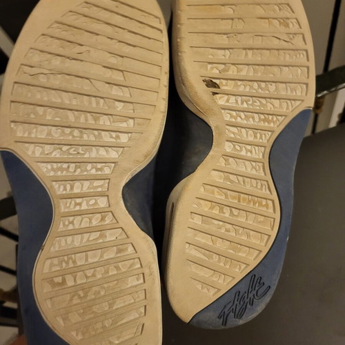 Jordan Flight Origin 3 athletic shoes used, navy blue, size 47.5