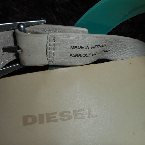 Diesel Himalie sandals new, size 39, green and turquoise