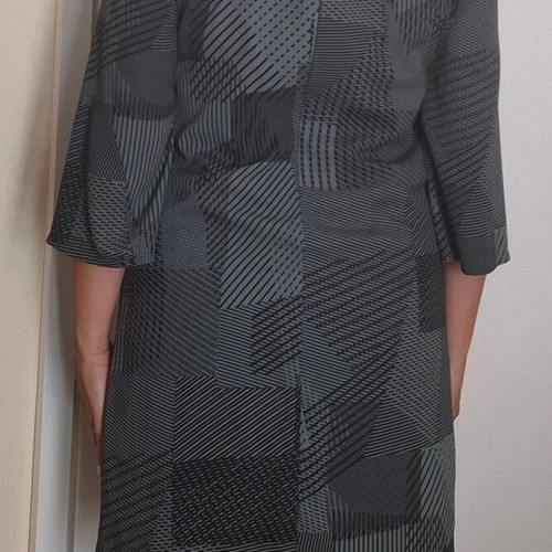 White 22 green khaki dress like new, size S 36 8