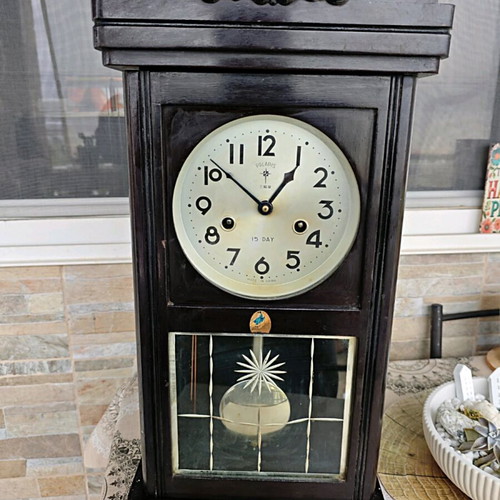 Polaris vintage wind-up wall clock used