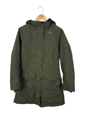 The North Face дамска пухена парка размер M като ново, зелена