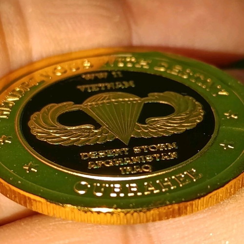 101st Airborne Division Screaming Eagles commemorative coin like new