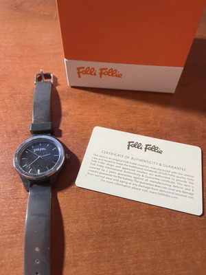 Folli Follie watch like new, black and gray
