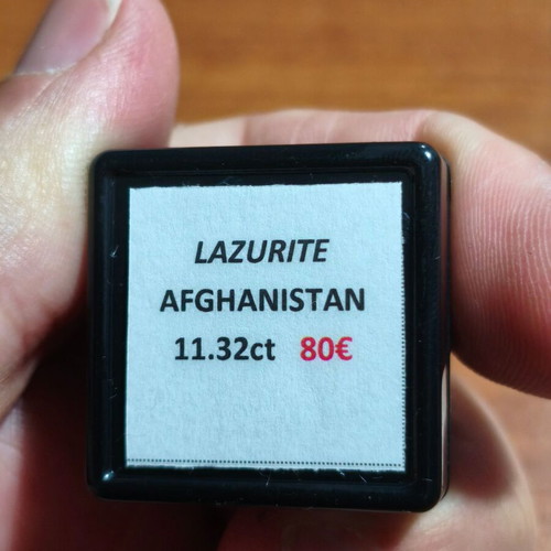 Lazurite 11.32ct rare stone from Afghanistan new