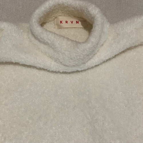 Karavan oversized lambswool sweater like new, one size, white