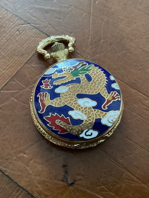 Cloisonné pocket watch in excellent condition