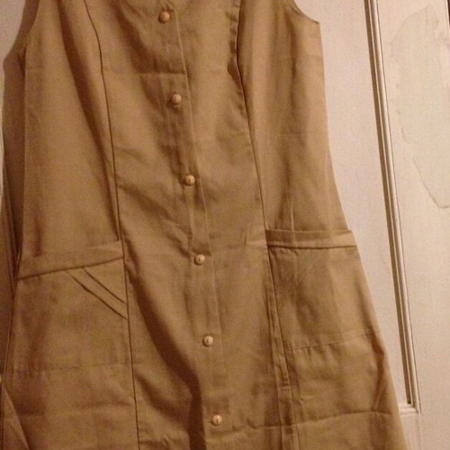 Vintage dress No48 new, beige