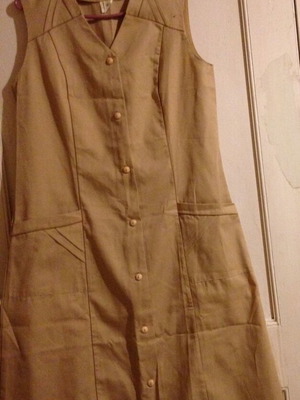Vintage dress No48 new, beige