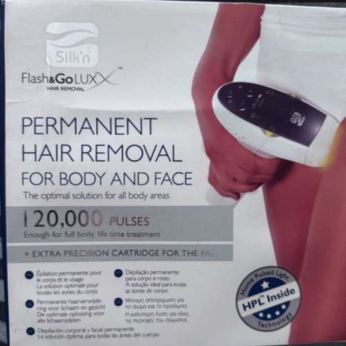 Silk’n Flash&Go Luxx hair removal device new, 120,000 pulses