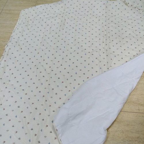 Quilt new 1.55x2.20 mixed cotton and synthetic fabric
