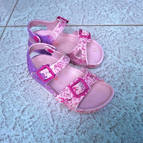 Garvalin summer sandals for girls size 25 used, pink and purple
