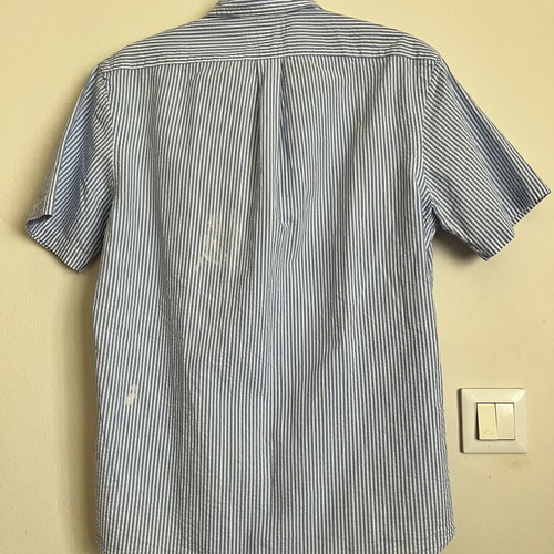 Ralph Lauren short sleeve shirt S unisex used with white spots
